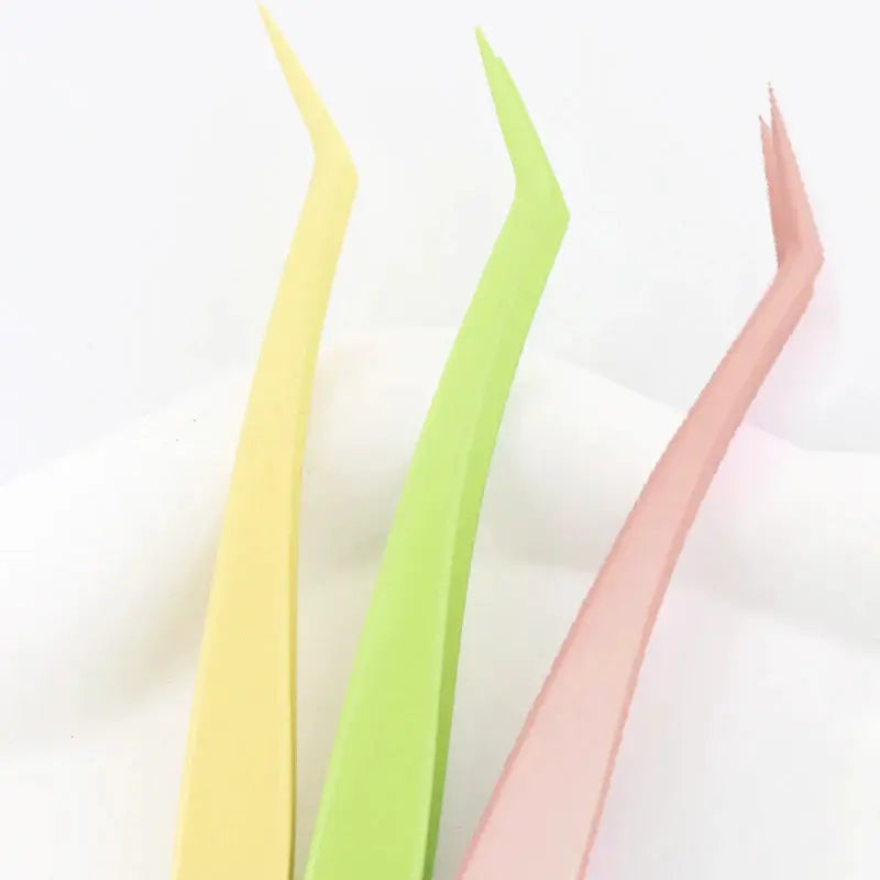 LashEase Anti Stick Glue Free Eyelash Applicator Stainless Steel Tweezer For Precision Lash Application