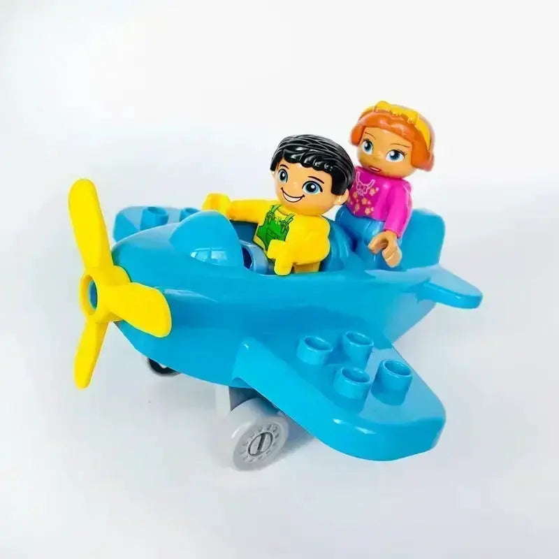 Big Building Blocks Accessories Compatible With Large Bricks Educational Toy Set For Kids Trucks Cars City Traffic