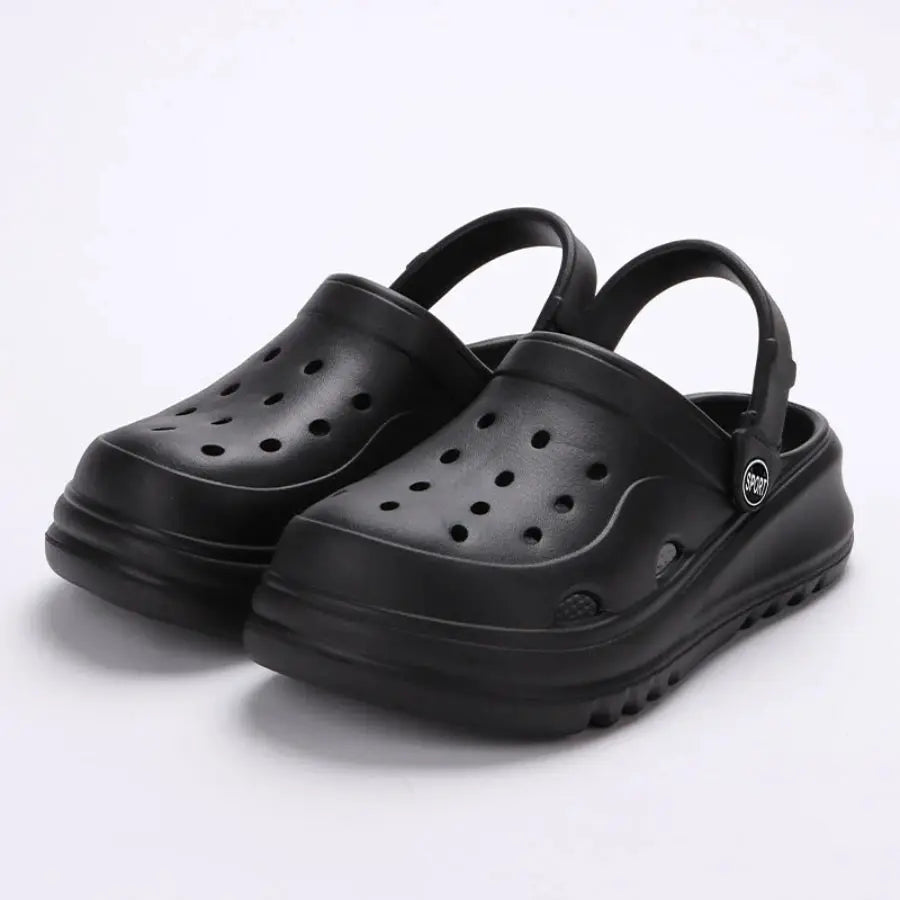 SunStride Womens Chunky Platform Clogs Lightweight EVA Sandals Non Slip Thick Sole Outdoor Summer