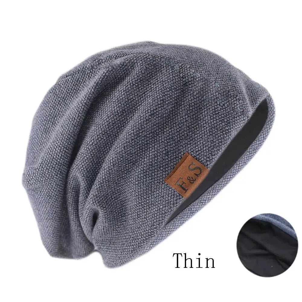 Unisex Fashion Bonnet Hat Knitted Solid Color Beanie For Men And Women Autumn And Spring Soft Hip Hop Turban Style