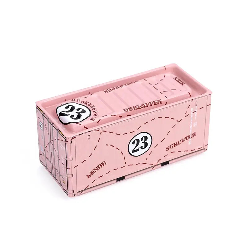 Mini Iron Storage Box Miniature Desktop Organizer Sea Freight Container Design Creative Decoration For Collectors Gift