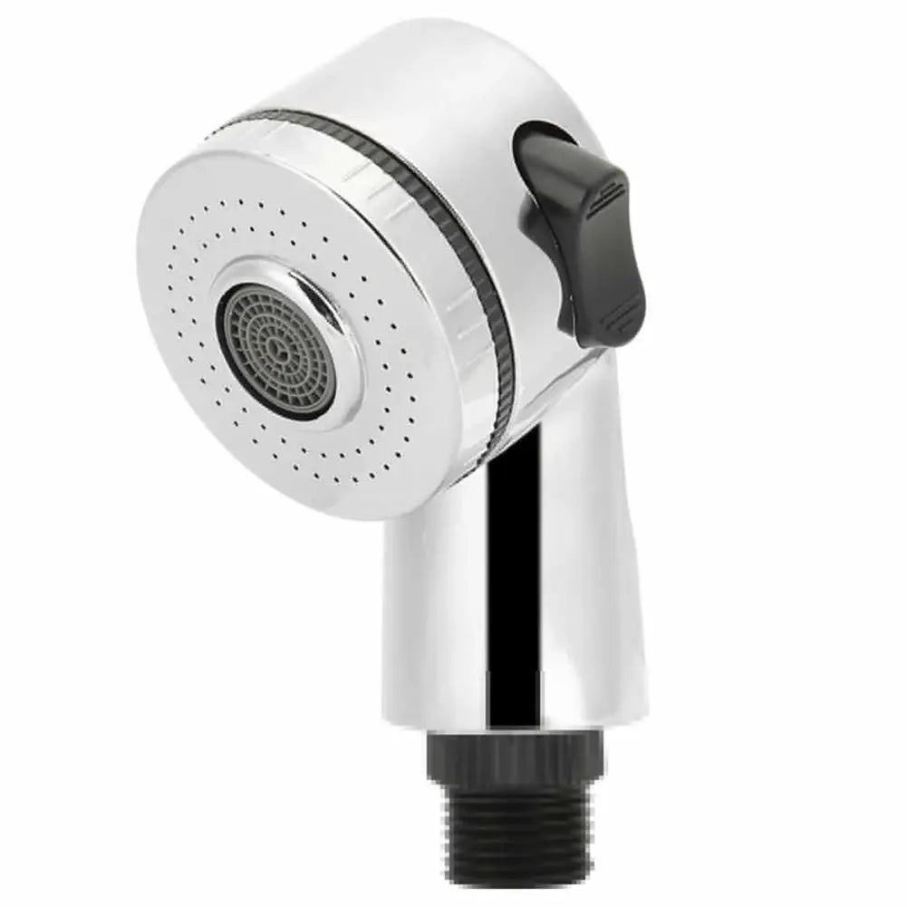 G1/2 interface handheld shower head with chrome finish and side switch