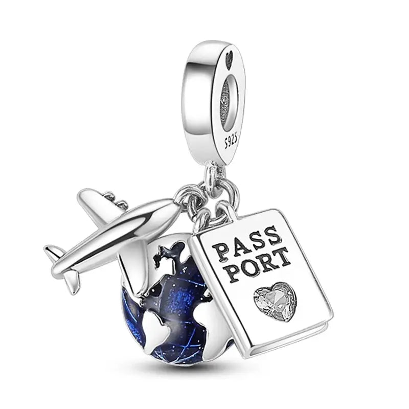 Original 925 Silver Charms Beads For Pendant Charm Bracelet Dangle For Women DIY Fine Jewelry Making Hot Sale