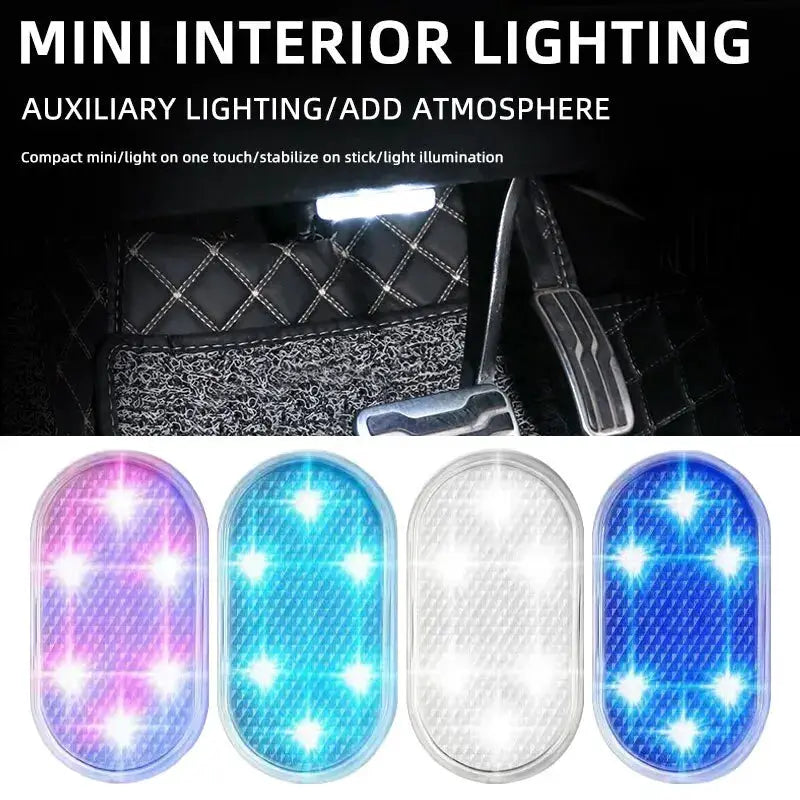 Car Interior Dome Light With Finger Touch Sensor And USB Charging LED Reading Lamp On Car Roof Magnets Atmosphere Lamp