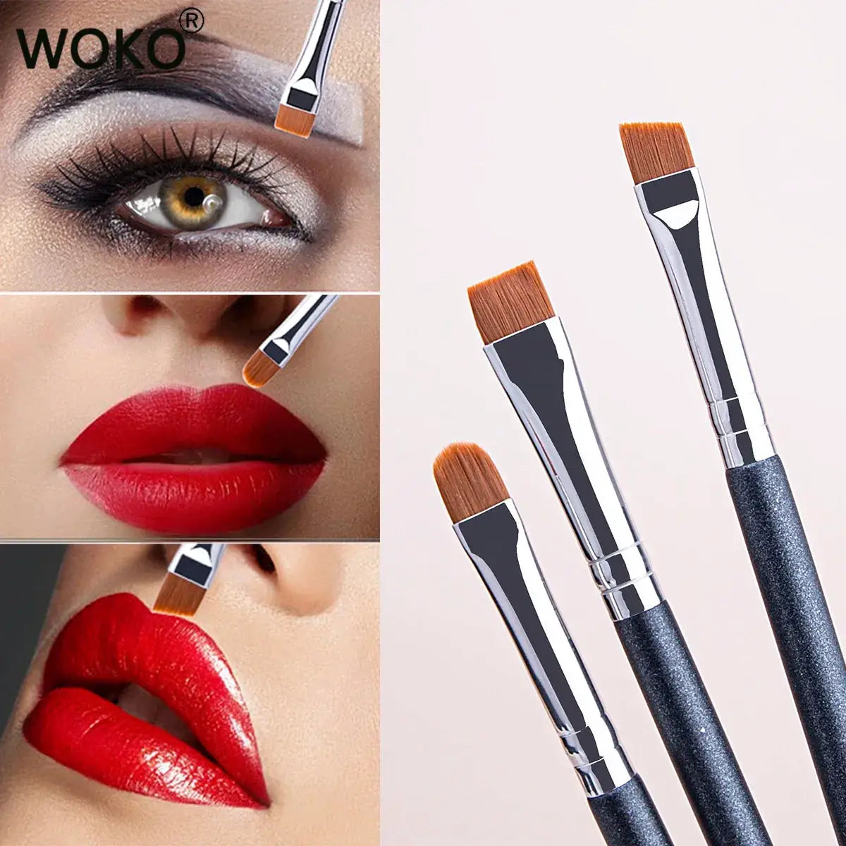 VelvetLine Ultra Thin Detail Brush For Lip Line Eyebrow Contour And Eye Concealer Precision For Flawless Makeup
