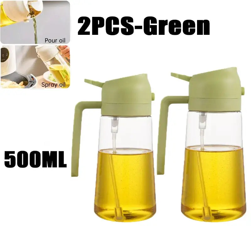 200 300 500 Milliliters Oil Spray Bottle For BBQ Cooking Olive Oil Sprayer Fine Mist Refillable Vinegar Compatible