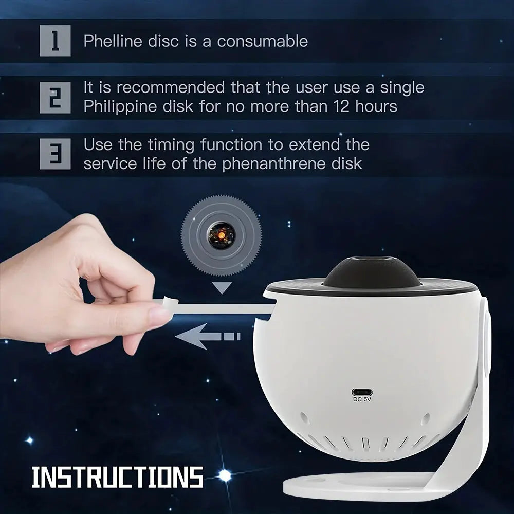 13 In 1 Galaxy Ultral Star Projector HD Night Light 360 Rotate