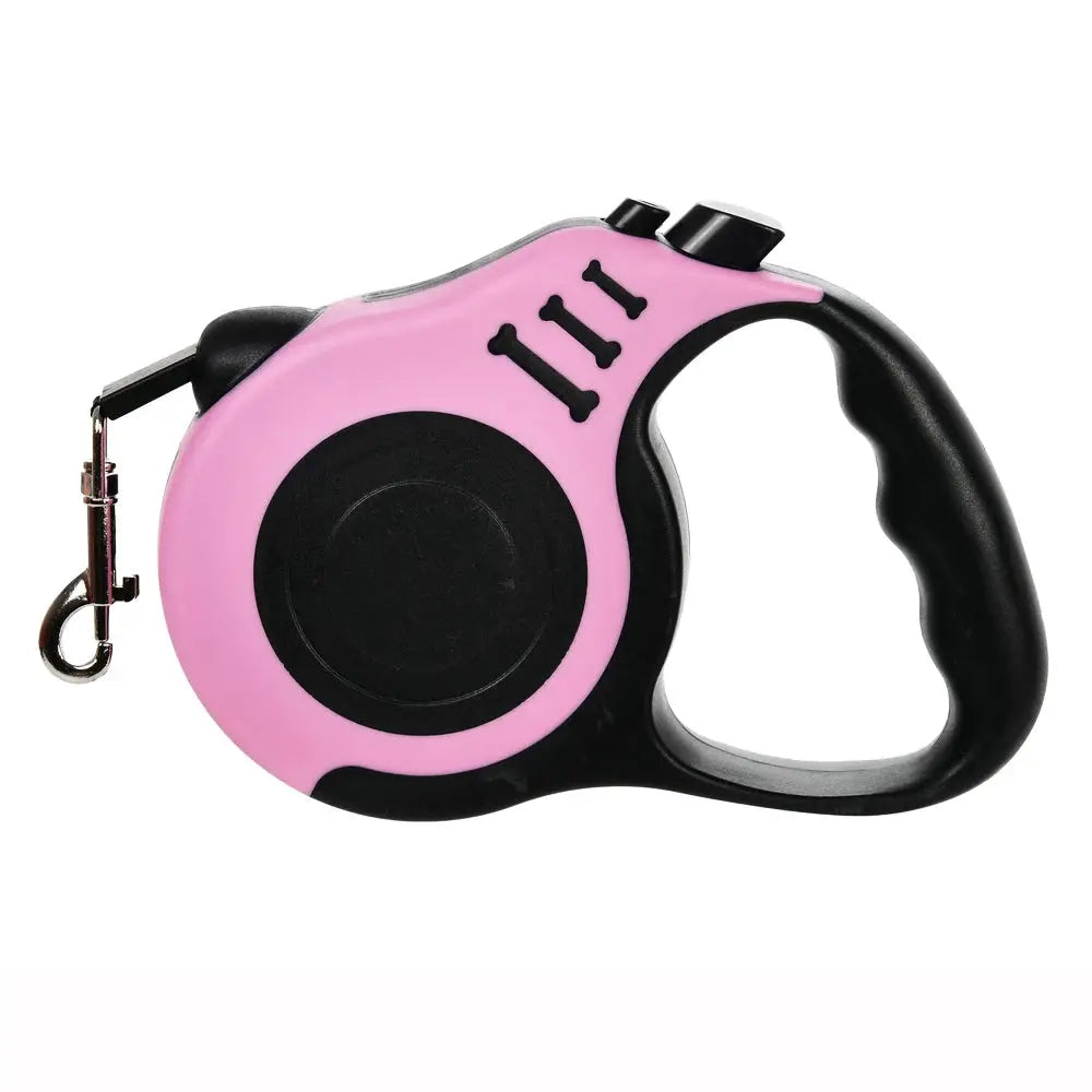 Retractable Dog Leash 3M 5M For Small And Large Dogs Hiking Walking With Quick Release And Durable Traction Rope