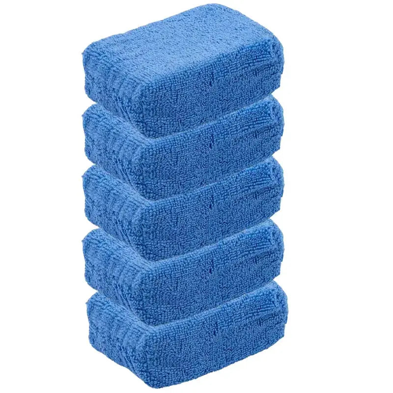 GlossPro Car Wax Applicator Pads Soft Microfiber Polishing Sponges For Flawless Detailing