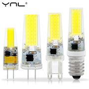 G4 LED COB Lamp Dimmable 6W 9W Bulb E14 AC DC 12V 220V G9 Spotlight For Chandelier Lighting Replace Halogen
