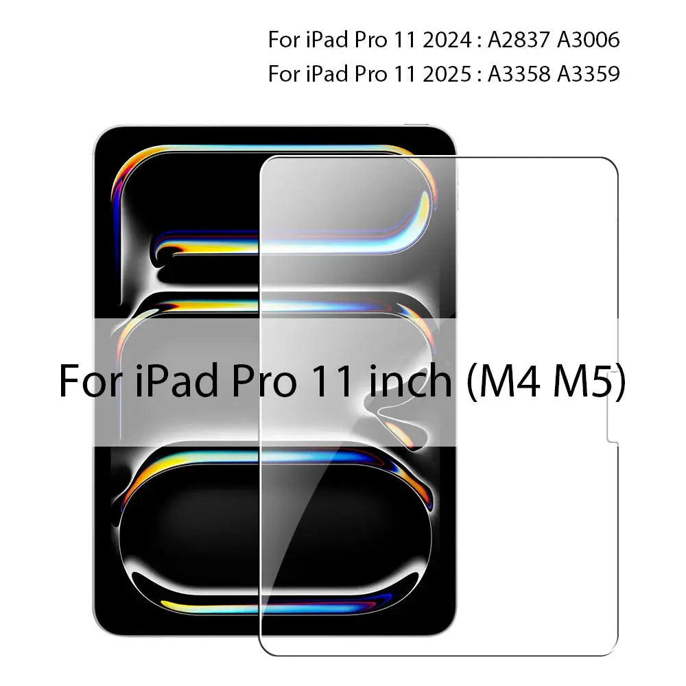 NovaShield Tempered Glass Screen Protector for iPad Pro Air Mini 11 12.9 10.2 Models Ultra Clear and Scratch Resistant