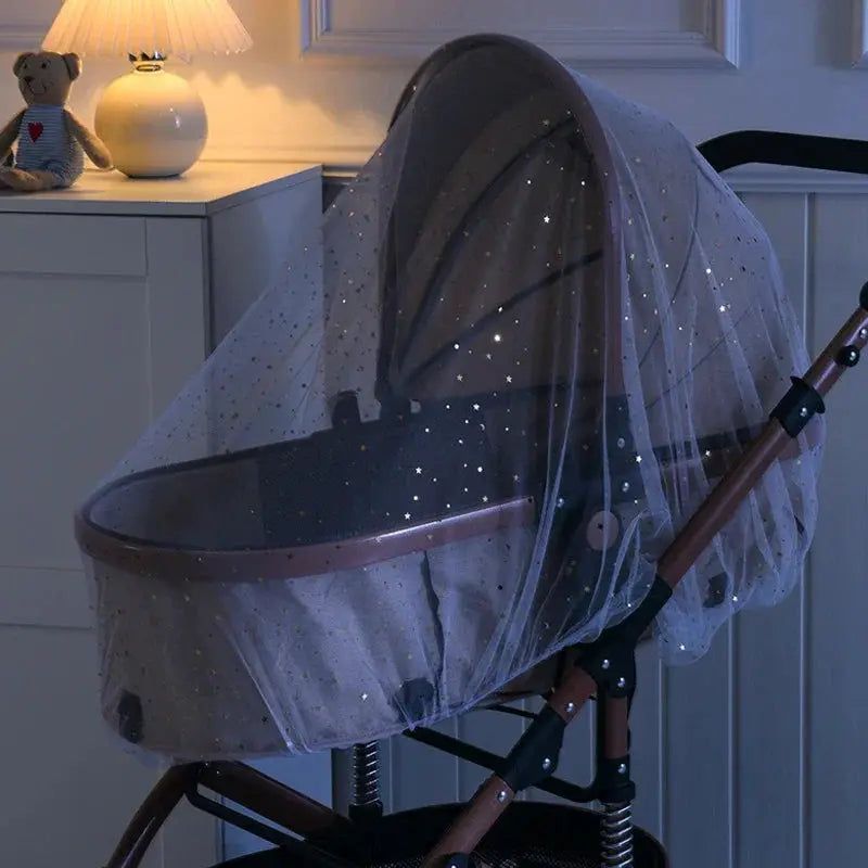 Universal Baby Stroller Sunshade Mosquito Net For Pram Buggy Pushchair Insect Fly Net Protection Cover