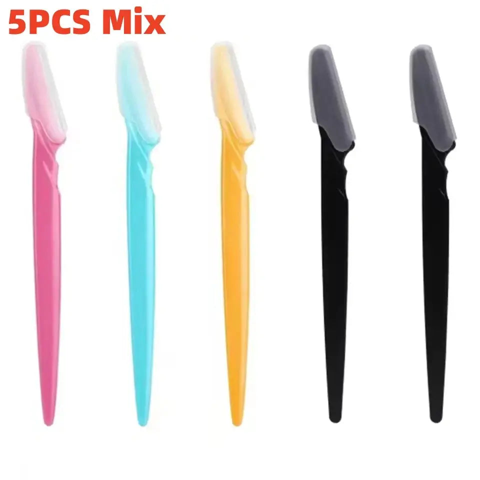 Manual Eyebrow Trimmer For Women Safe Eyebrow Razor Beauty Tool For Face Shaping And Hair Removal