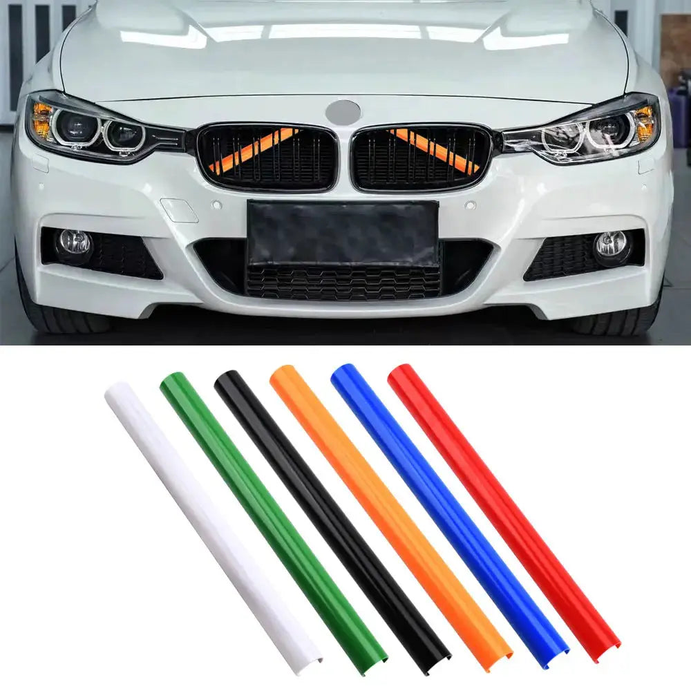 2pcs BMW front grille trim strips, M Sport bar decoration, color options, by Simples Market