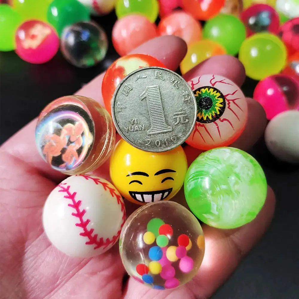 12 Or 30 Pieces Mini Colorful Bouncy Ball Toys For Kids Parties Baby Showers Pinata Fillers Party Favors