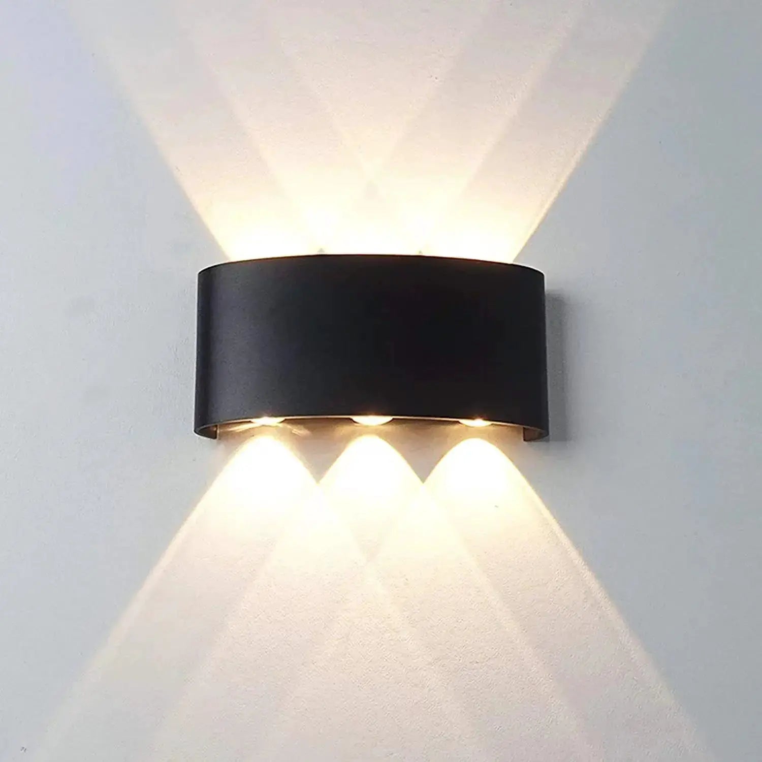 LED Wall Sconces Modern Indoor Outdoor Lamp White Up Down Wall Mount Lights For Living Room Hallway Bedroom Decor