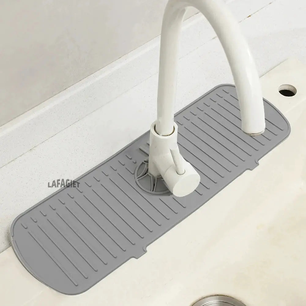 Silicone Drainage Pad For Bathroom And Kitchen Sink Drip Mat Splash Proof Draining Pad Table Heat Insulation Protector