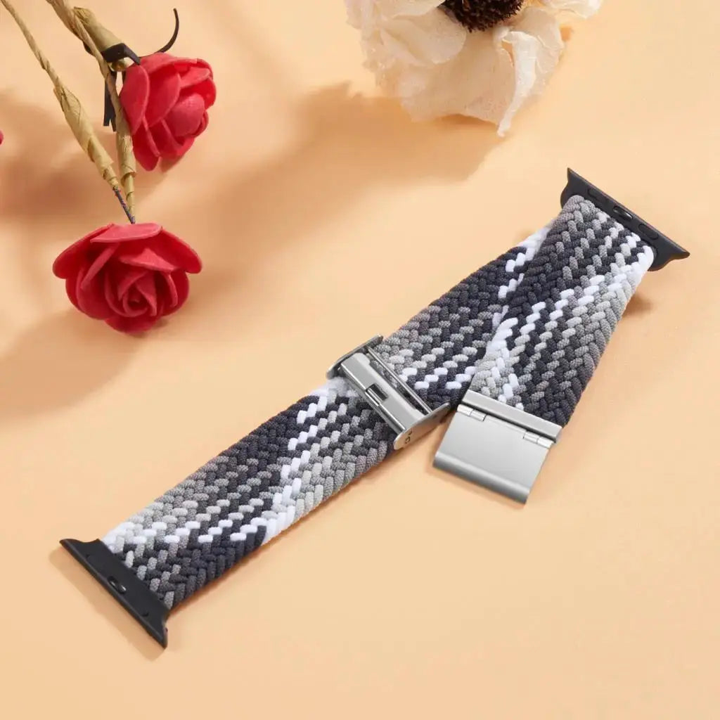 Strap For Apple watch band 46mm 45mm 44mm 49mm 40mm 41mm 42mm Braided loop correa bracelet iWatch series 10 8 9 7 5 2030