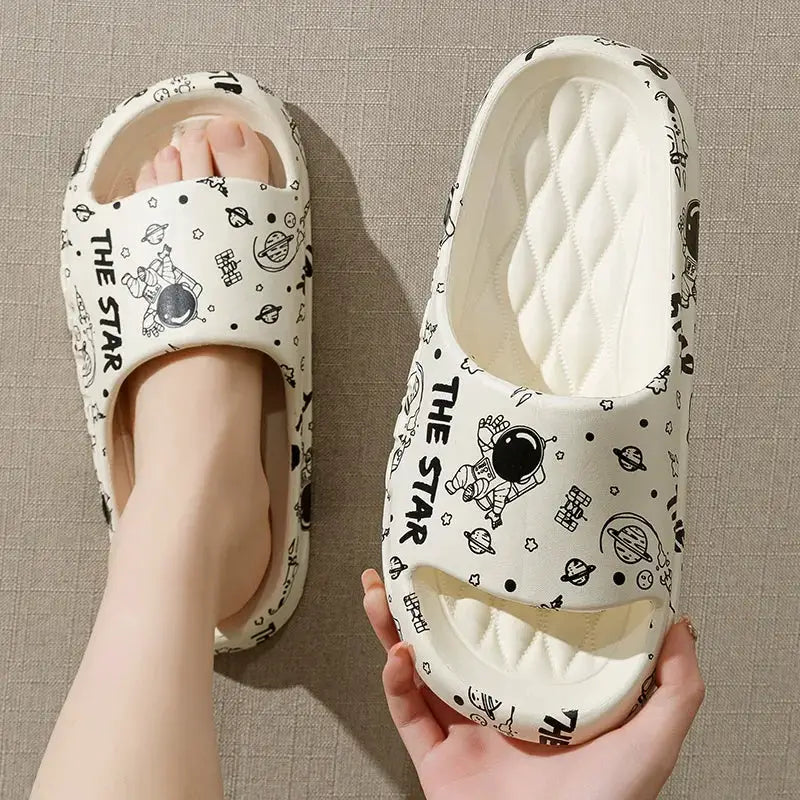 Unisex EVA Slippers Non Slip Indoor Outdoor Summer Footwear With Thick Platform Comfort