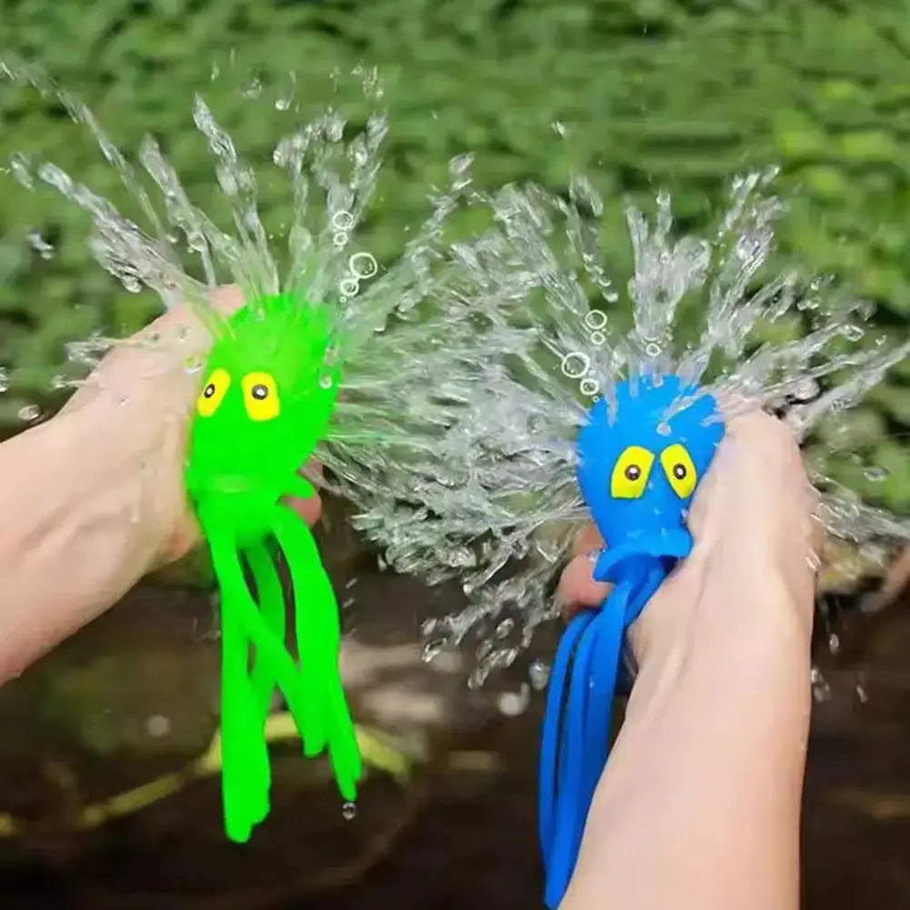 Baby Bath Toys Sponge Water Absorbing Octopus Squeezing Stress Relief Toy For Children Summer Water Play