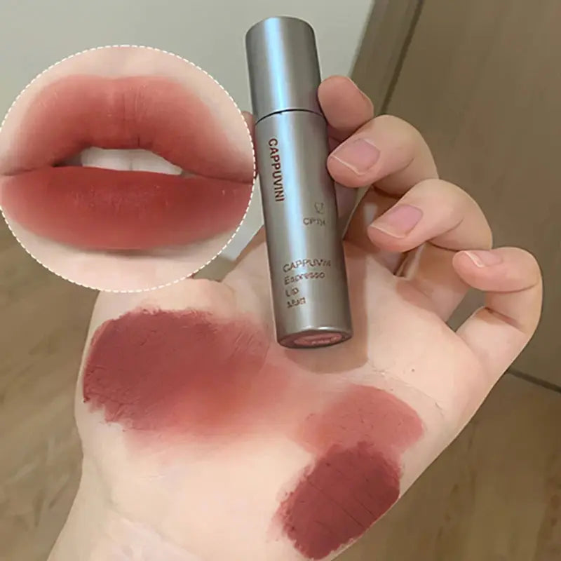 Single Velvet Matte Mist Lip Gloss Waterproof Liquid Lipstick Smudge Proof Not Fade Cup Lip Glaze