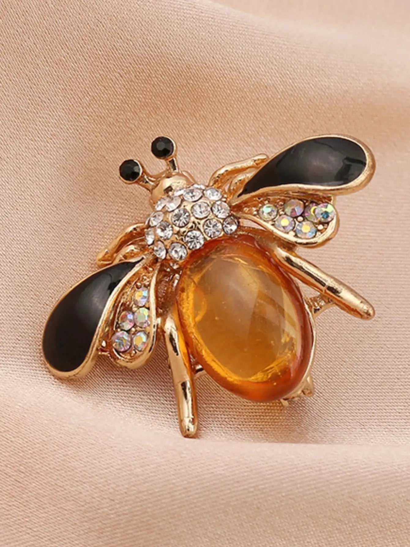 Personalized Imitation Pearl Bee Brooch Pin For Women Jewelry Ideal For Outdoor Dating Party Festival Gifts