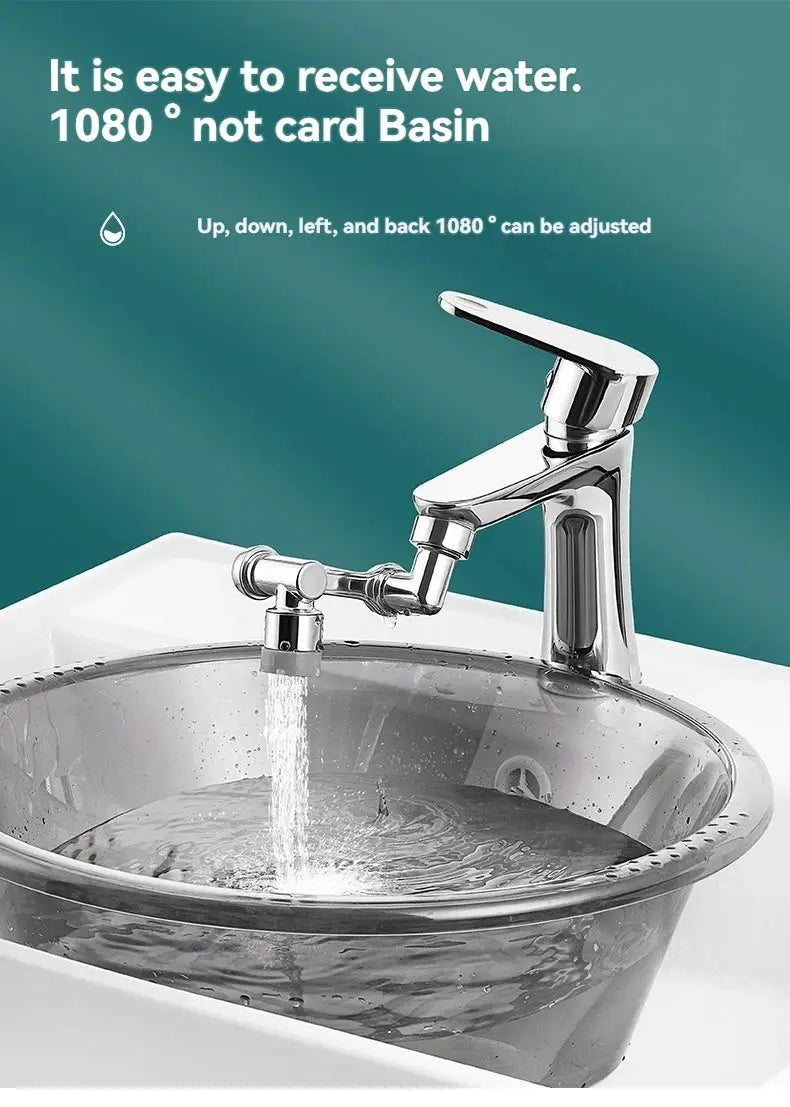 Simples Market universal rotation extender faucet aerator, chrome plastic splash filter for kitchen tap