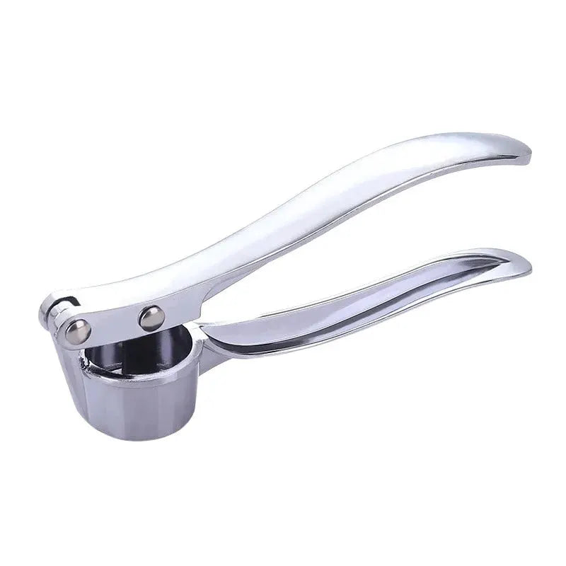ChefMate Garlic Press and Ginger Extruder Ergonomic Manual Crusher Stainless Steel Kitchen Tool