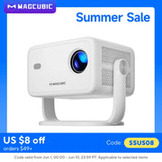Magcubic L018 650ANSI Projector 8K Support 1080P Auto Focus Keystone
