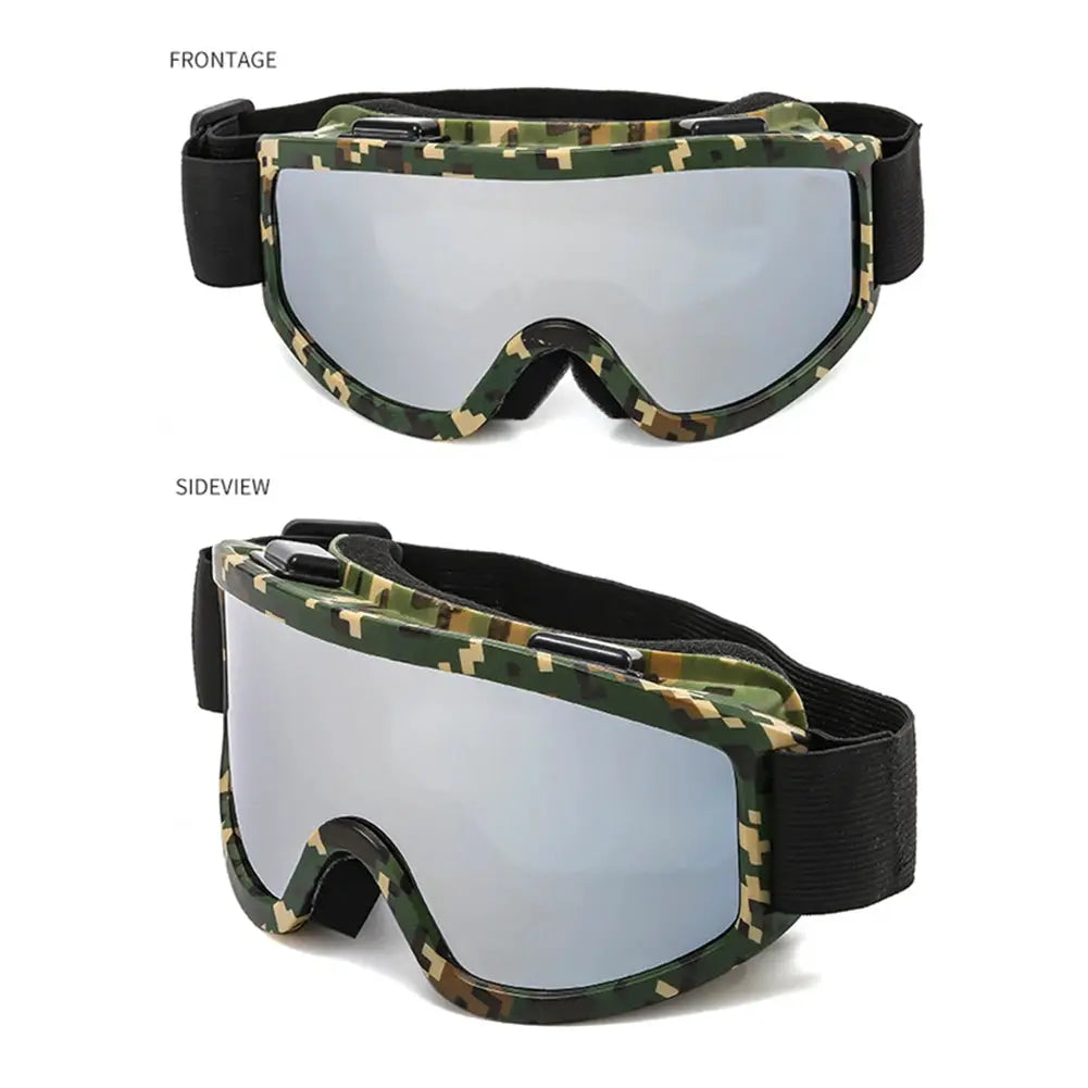 SummitVision Large Frame Ski Goggles Colorful Lens Anti Collision Anti Glare For Snowboarding And Skiing