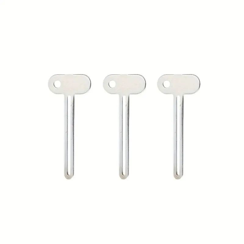 Three-piece stainless steel toothpaste squeezer tools set