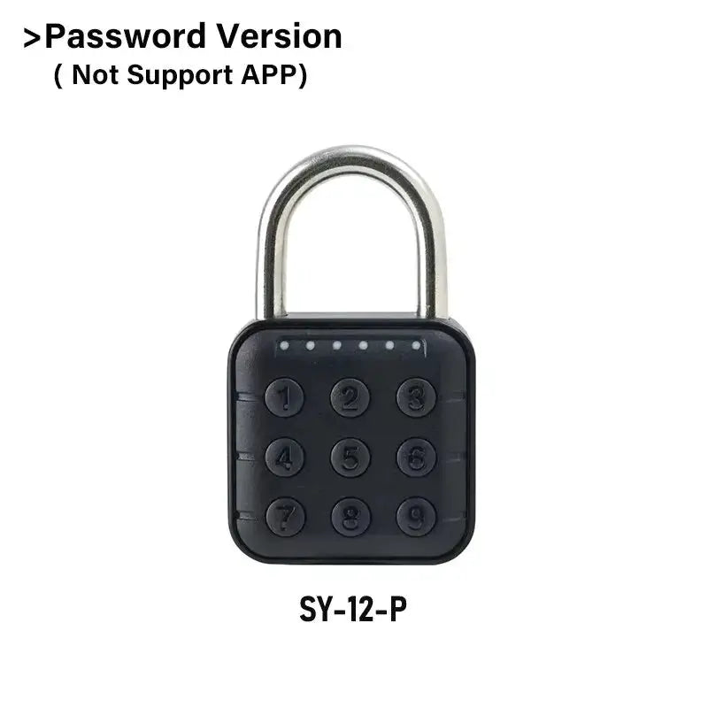 RAYKUBE Bluetooth Fingerprint Padlock Smart Digital Luggage Lock With Tuya App Control IP67 Temporary Password