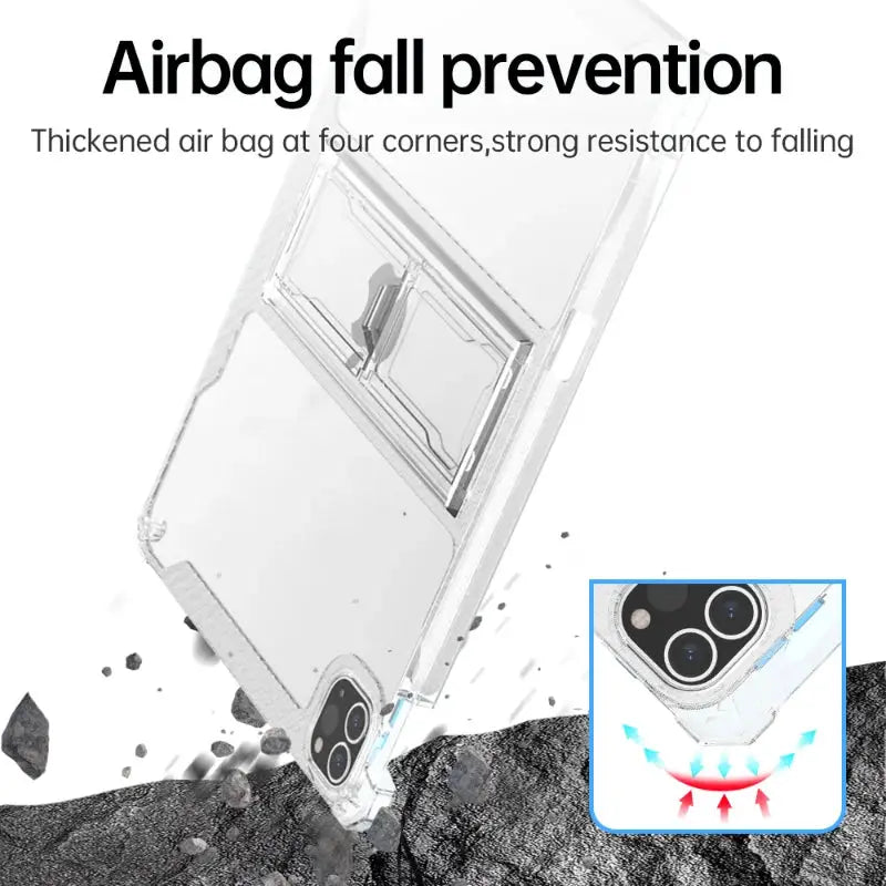 UltraClear Universal iPad Case Transparent TPU Cover For Pro Air Mini And Standard iPads