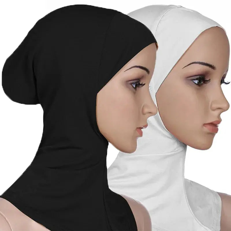 NoorModa Underscarf Hijab Cap Breathable Modal With Tatting Weaving For A Secure All Season Fit