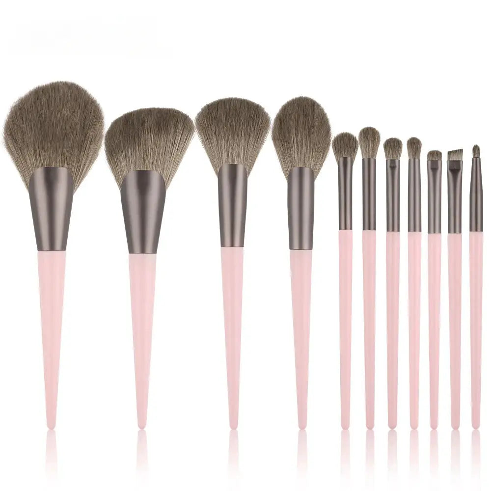 NovaBeauty Pro Makeup Brush Set 13 33 Piece With Accessories For Combination Skin Soft Wool Fiber Brushes For Beginners
