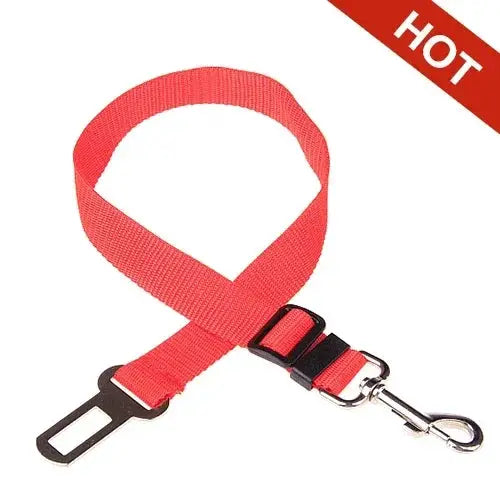 Adjustable Pet Car Seat Belt For Cats And Dogs Safe Vehicle Harness Lead Clip Secure Pet Restraint