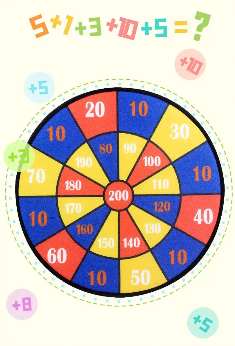 Montessori Cartoon Animal Dart Board Sticky Ball Toy For 2 To 4 Year Old Kids Family Educational Fun
