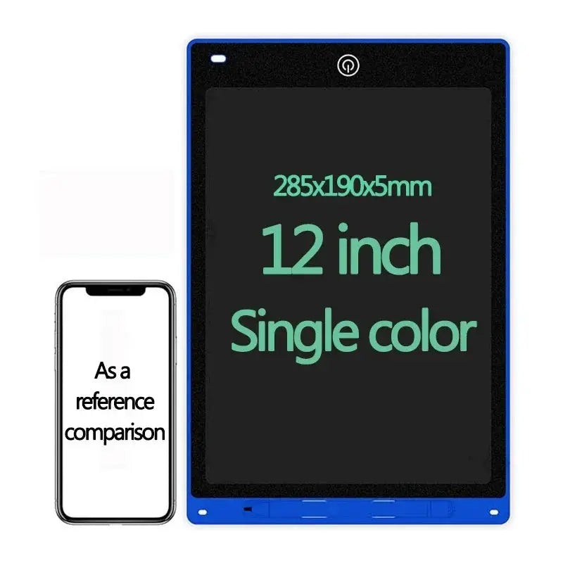10 And 12 Inch LCD Writing Tablet For Kids Graffiti Sketchpad Handwriting Blackboard Toy Gift