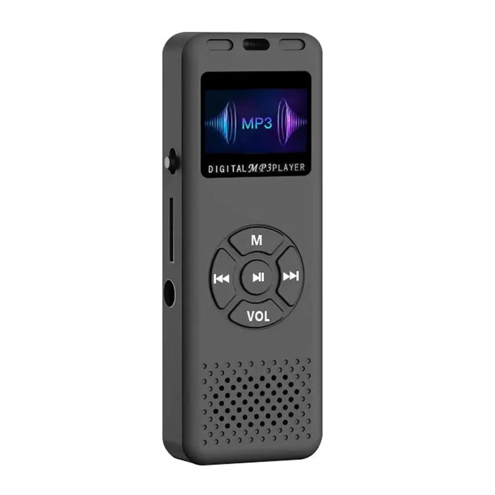Mini Digital Voice Recorder With MP3 Player And FM Radio HiFi Sound Quality Compact Portable Recorder For Travel