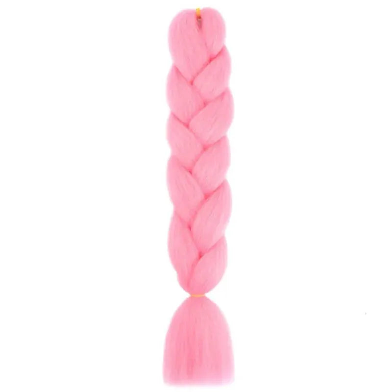 24 Inch Synthetic Long Box Braiding Hair Extensions Yaki Straight Texture For Women Dreadlocks