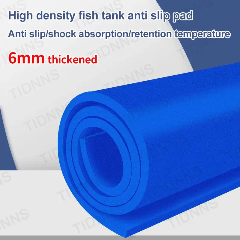 Fish Tank Mat Aquarium Anti Slip Pad Shock Absorbing Thickened Black Mat For Turtle Tanks Insulation And Noise Reduction