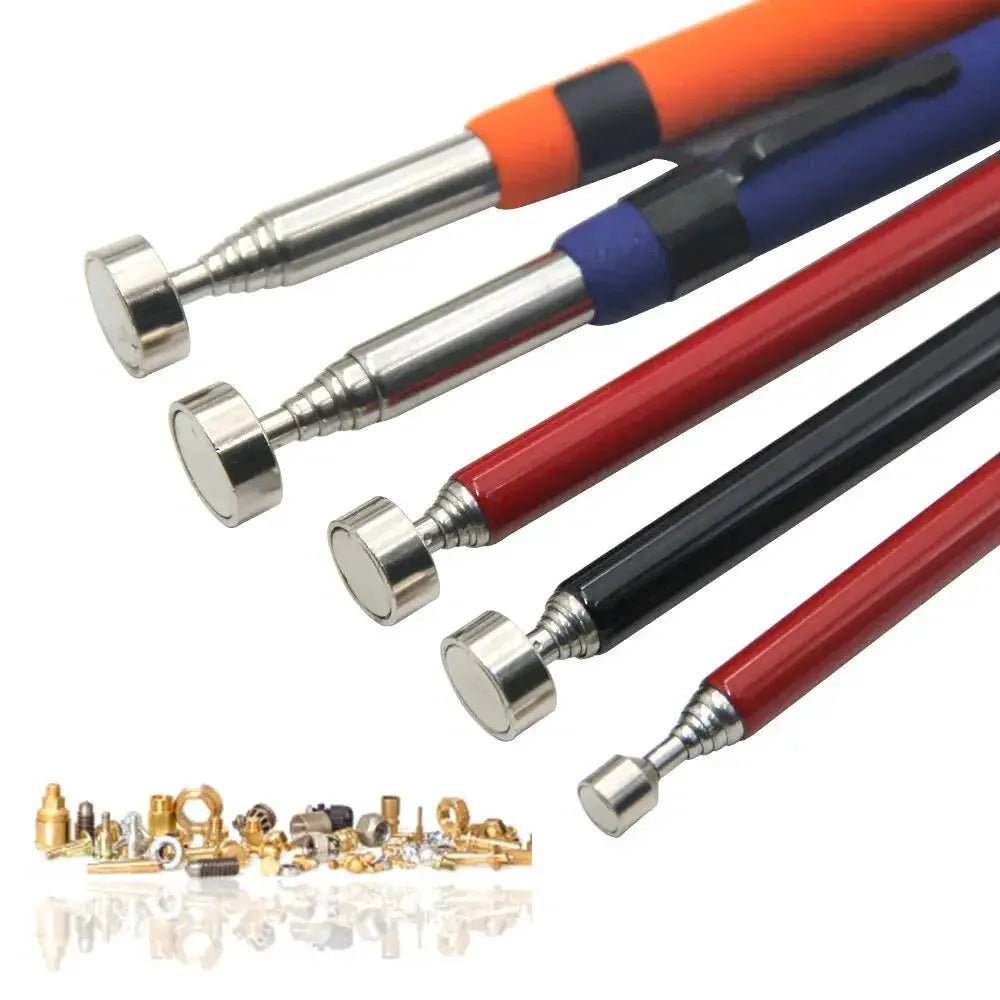 Magnetic Retractable Pickup Tool With Suction Iron Rod Portable Multifunctional Extractor Pen Clip For Automotive Repair