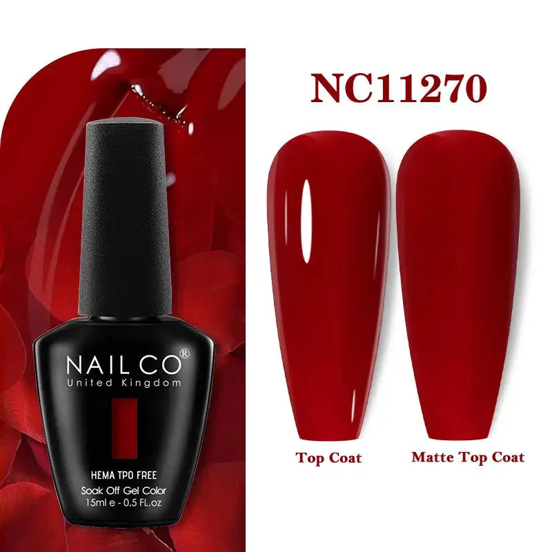 NAILCO 283 Colors Gel Nail Polish Kit Ultra Long Lasting UV Gel Varnish With 30 Day Shine