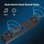 SoundNova 4D Surround Desktop Speaker With Bluetooth And Wired Dual Purpose And High Volume Microphone