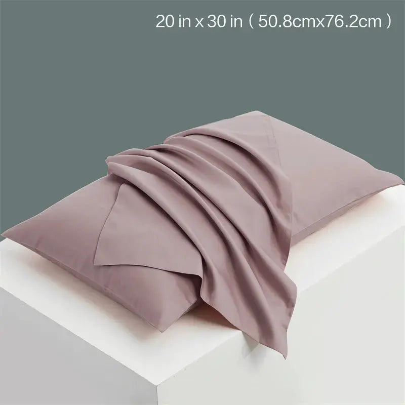 Pillow cover, Simples Market solid color mauve pink, 20 x 30 in rectangular bedding pillowcase