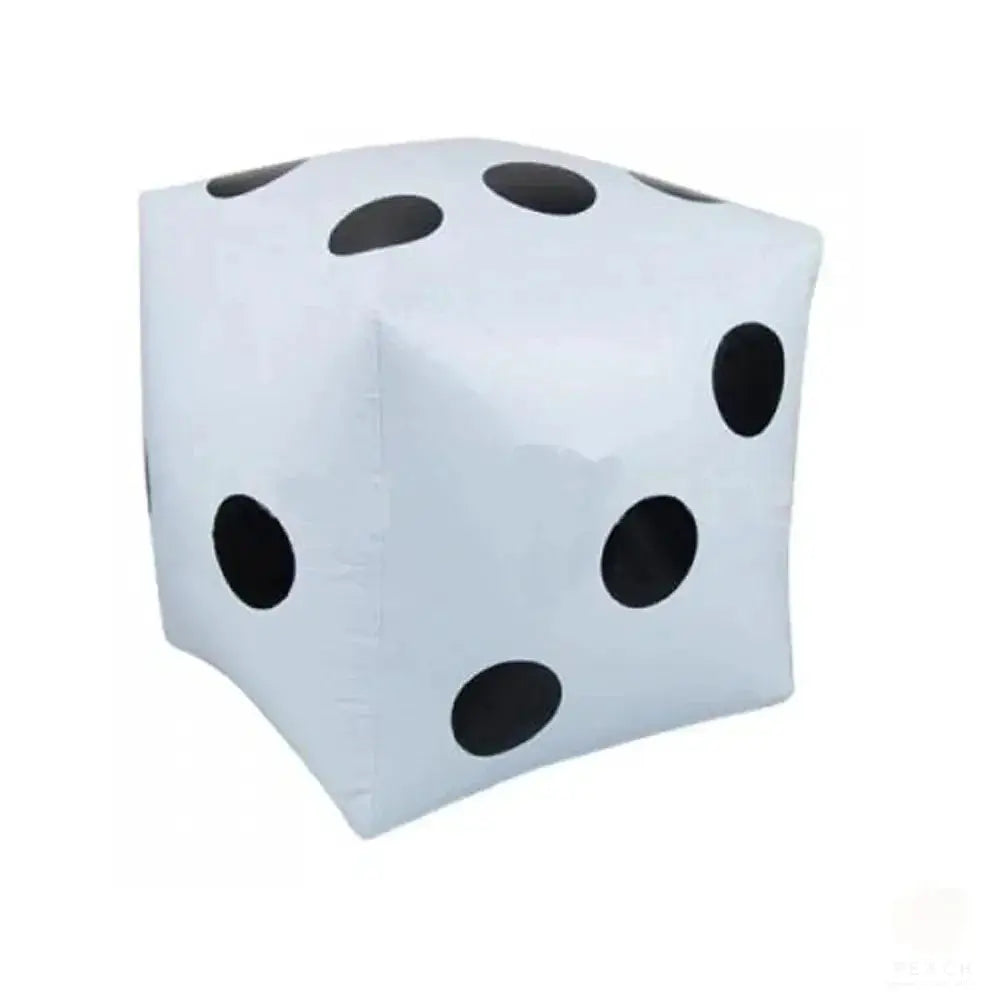 Funny Outdoor Inflatable Dice 28x28cm Giant Pool Party Game Cube for Kids and Adults