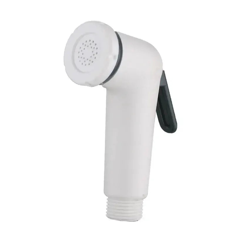 Handheld ABS toilet bidet spray nozzle with adjustable spray, white, Simples Market