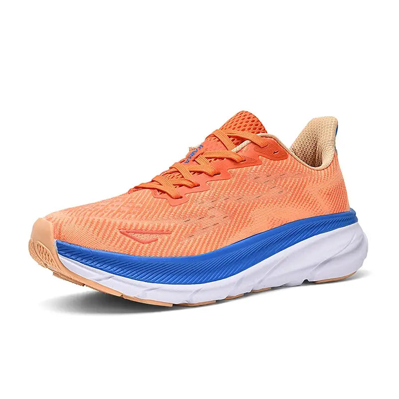 Men's Running Shoes Breathable Mesh Cushioned Non Slip Sneakers