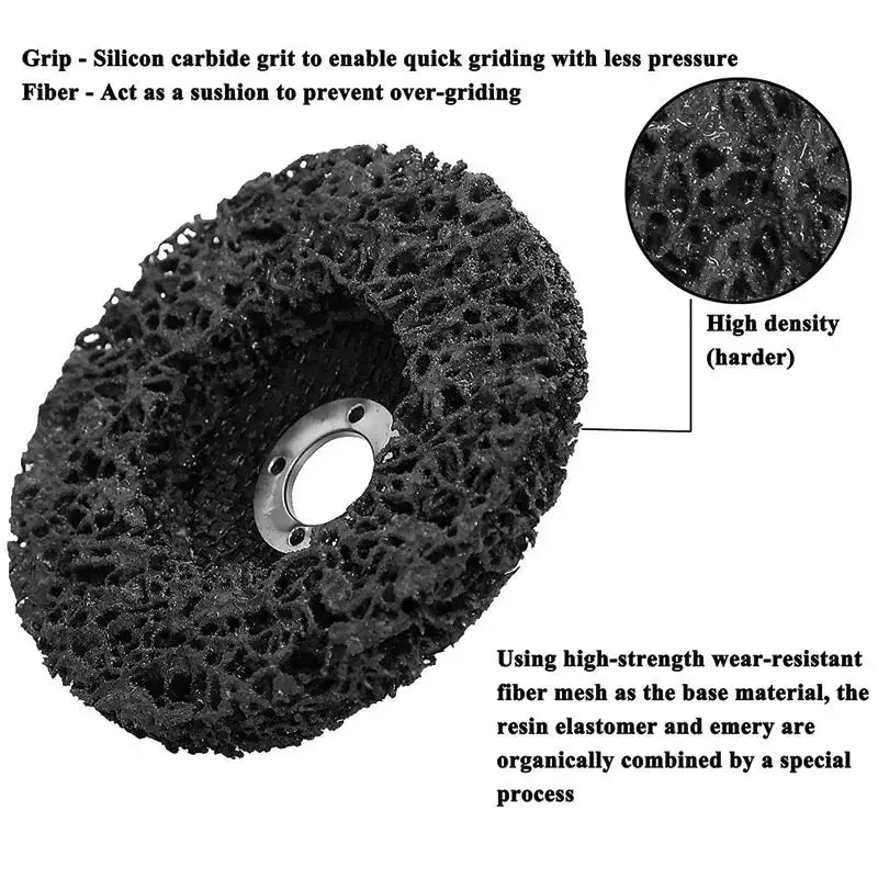 Polishing Wheel For Angle Grinder Sheet Metal Stainless Steel Derusting And Paint Removal Nylon Composite Abrasive Tool