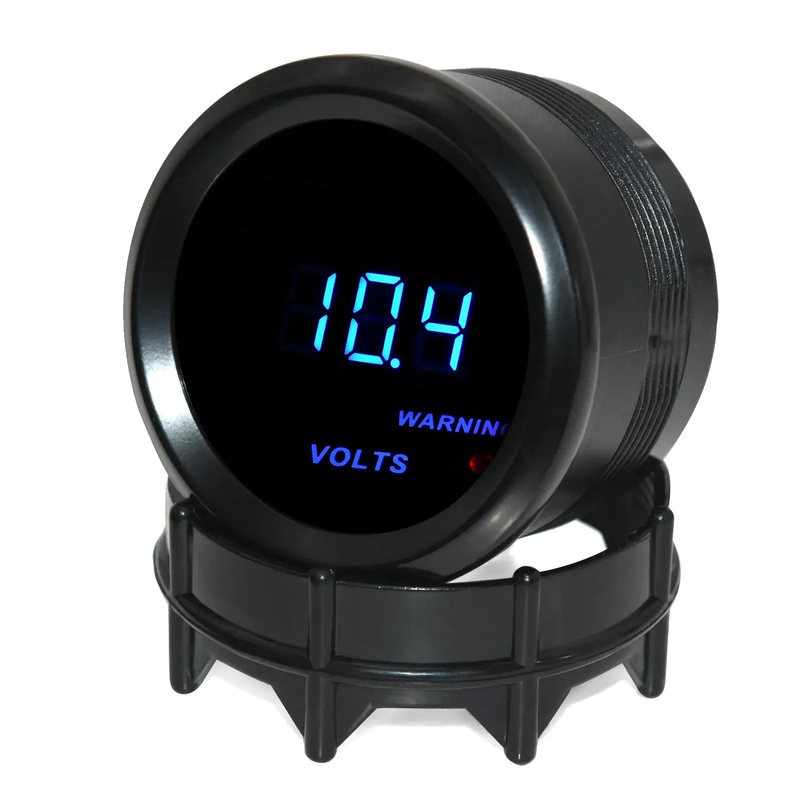 52mm universal digital gauge with blue LED display and mounting bracket